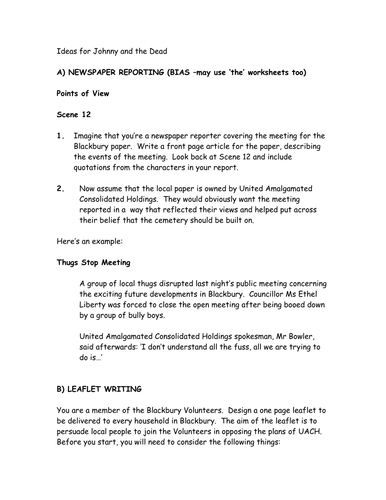 Johnny and the dead ideas for teaching