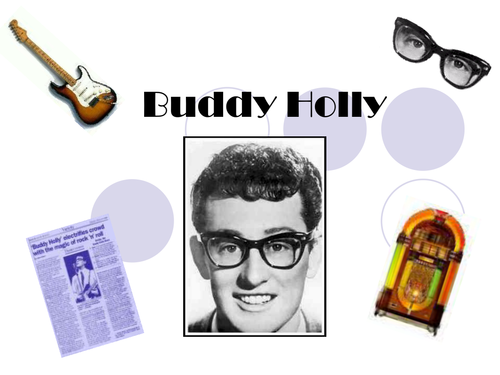 Buddy Holly background  for novel BUDDY