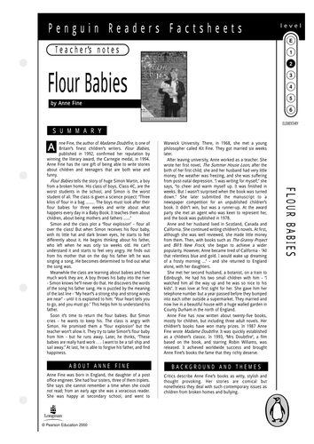 FLOUR BABIES background/ author