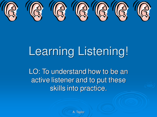 learning listening