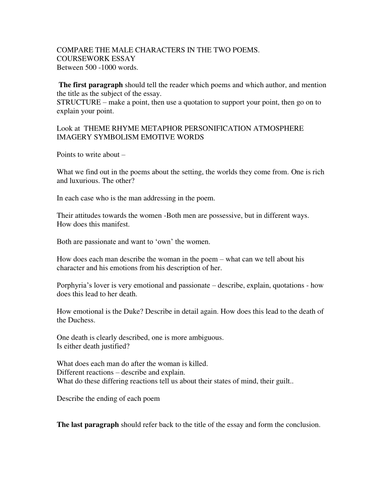 POETRY ESSAY on BROWNING