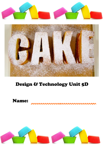 Unit 5D Cake Booklet linked to WW2 topic