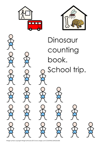 Dinosaur info, count and match (simple)  (Widgit)