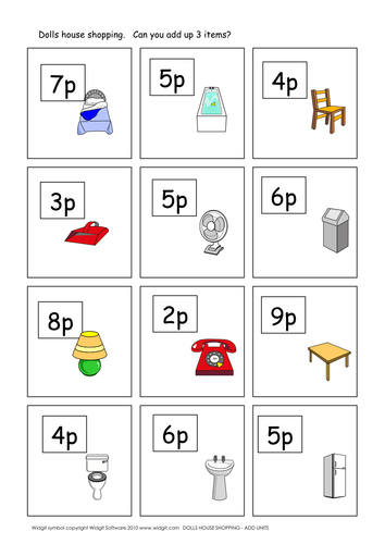 Numbers - working in units - some ideas (Widgit)