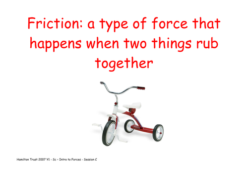 Friction Teaching Resources