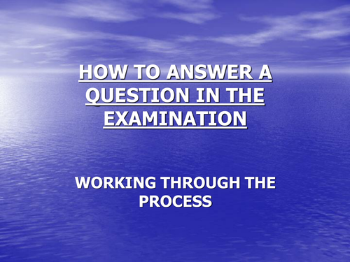 Paper 2 exam answers - other cultures interactive