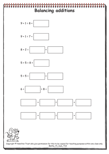 Maths Y1 Summer Teaching Sequence 3