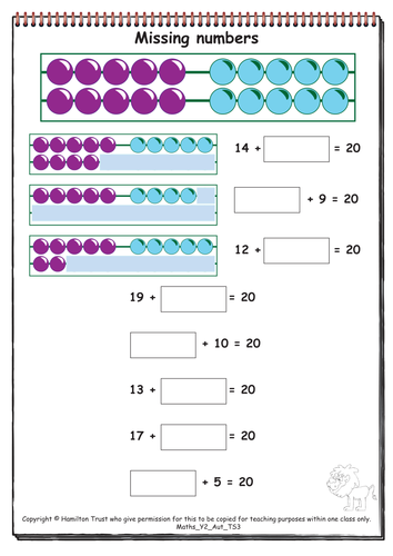 Maths Y2 Autumn Teaching Sequence 3