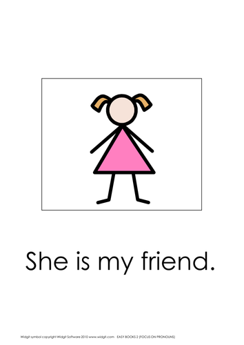 Reading books (easy) 1-4 (illustrated Widgit CIP)