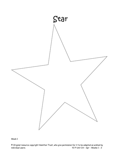 Yr 2 Poetry Unit 2A Really Looking :Stars