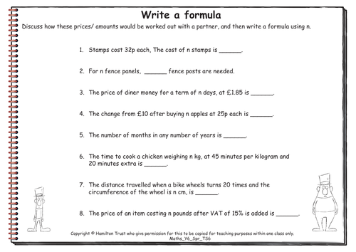 Maths Y6 Spring Teaching Sequence 6