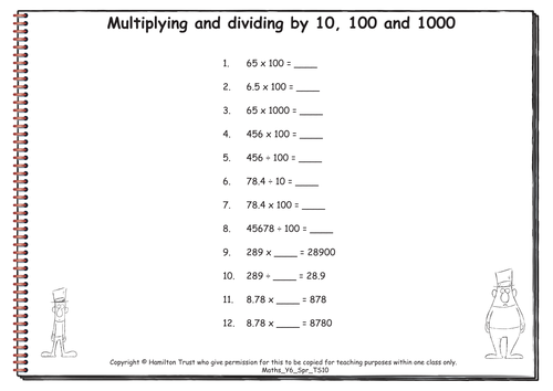 Maths Y6 Spring Teaching Sequence 10