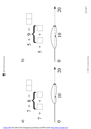 Operations to 11, revision