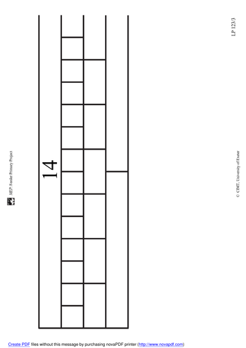 Number bonds to 14, lesson 3