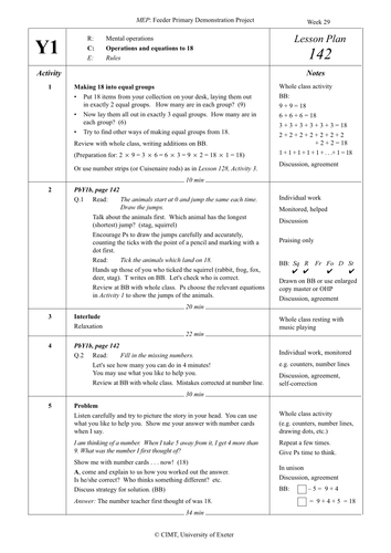 Number bonds and sums to 18, lesson 2