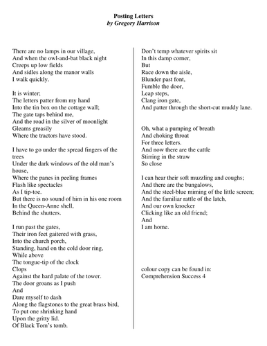 Posting Letters by Gregory Harrison