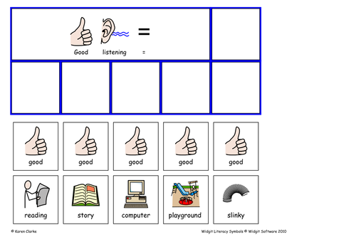 Widgit- Good behaviour