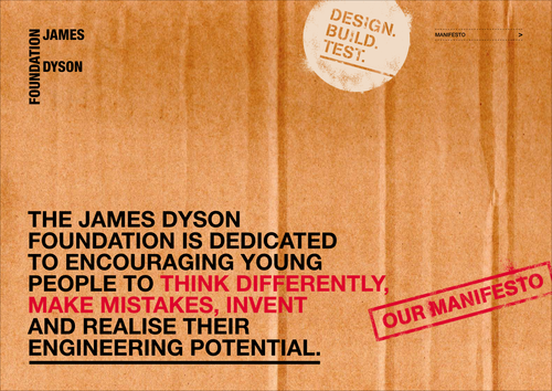 James Dyson Foundation Manifesto