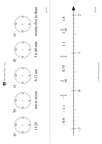 Yr 5 Revision : Lesson 35