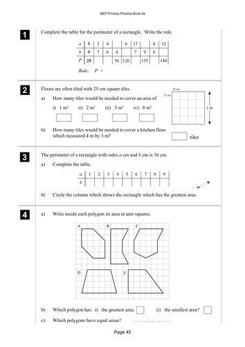 Yr 5 Revision : Lesson 45