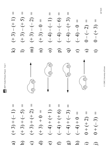Yr 5 Subtract using models