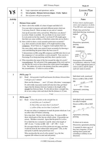 Yr 5 Sets of points : Lesson 71