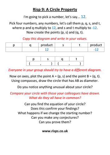 A Circle Property (Risp 9)
