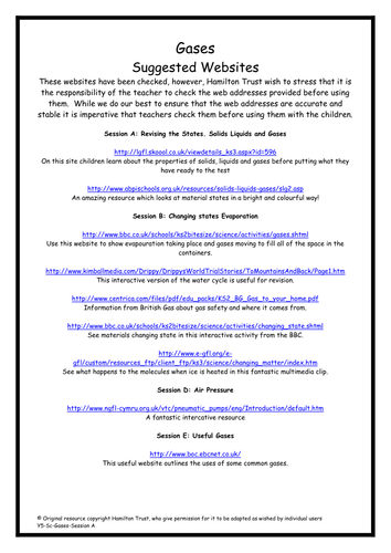 Three states of matter