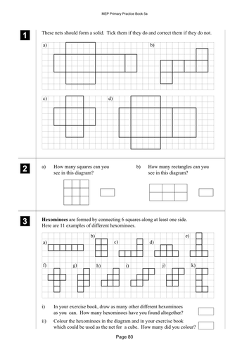 Yr 5 Revision of shape : Lesson 80