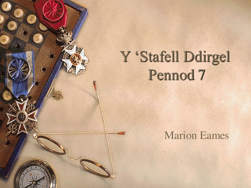 Stafell Ddirgel gan Manon Eames - Pecyn Adnoddau A