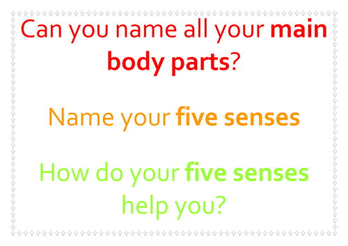 Ourselves - Key Questions for display board