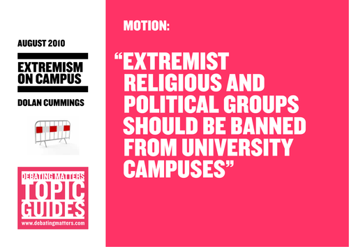 Debating Matters Topic Guide - Extremism