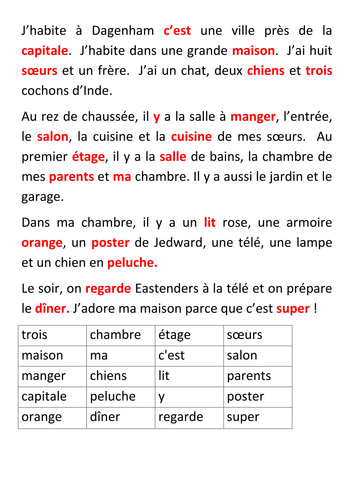 ks3 french scheme three teaching resources