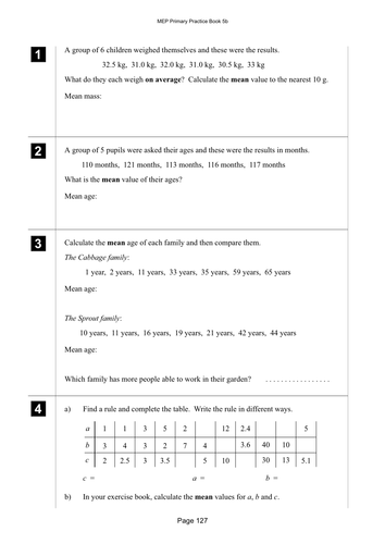 Yr 5 Decimals : Lesson 127