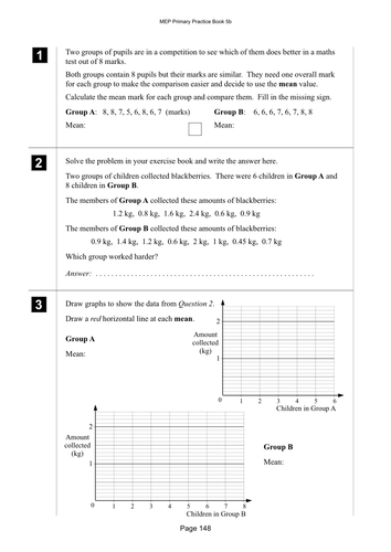 Yr 5 Data : Lesson 148