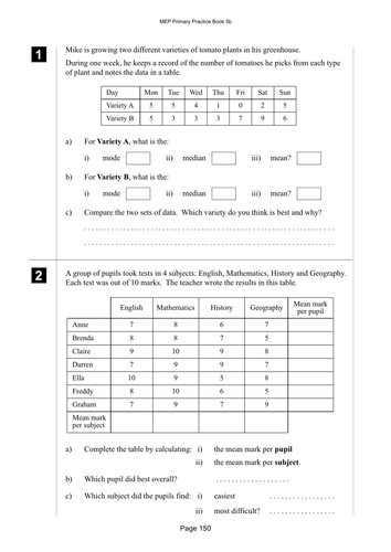 Yr 5 Revision : Lesson 150