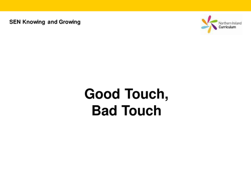 good touch bad touch teaching resources