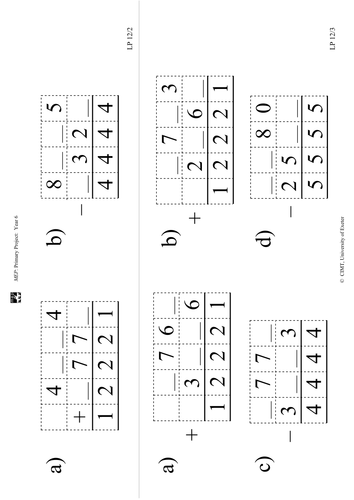 Yr 6 Multiplication & Division : Lesson 12