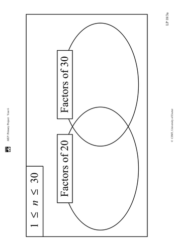 Yr 6 Multiples and factors : Lesson 18