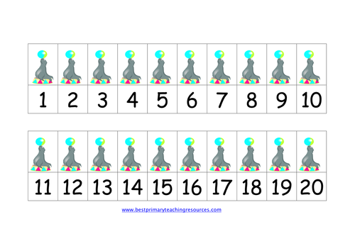 Table Top Number Line