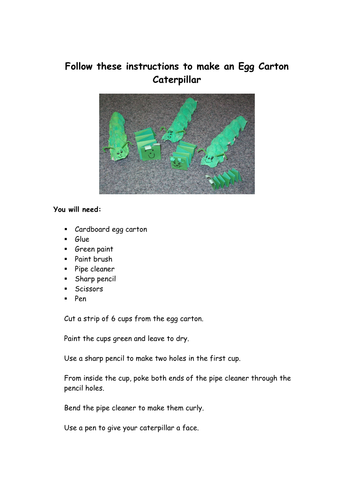 The Very Hungry Caterpillar Teaching Resources