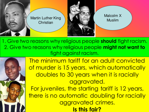 Racism: RE Community Cohesion