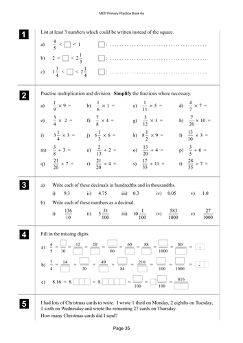 Yr 6 Revision