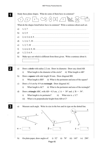 Yr 6 Revision : Lesson 45