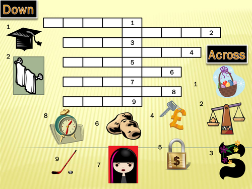 cross words | Teaching Resources