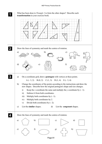 Yr 6 Shape : Lesson 81