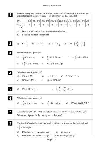 Yr 6 Review : Lesson 134