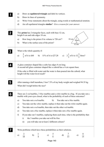 Yr 6 Revision : Lesson 140