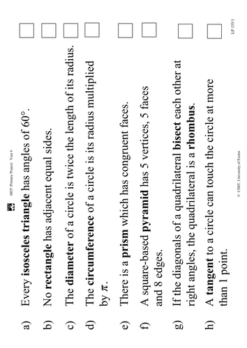 Yr 6 Revision : Lesson 155