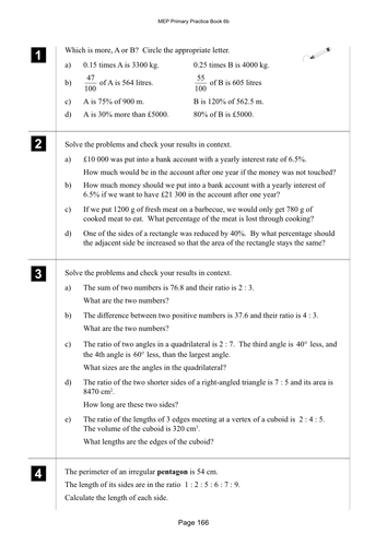 Yr 6 Number : Lesson 166